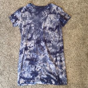 Blue tshirt dress
